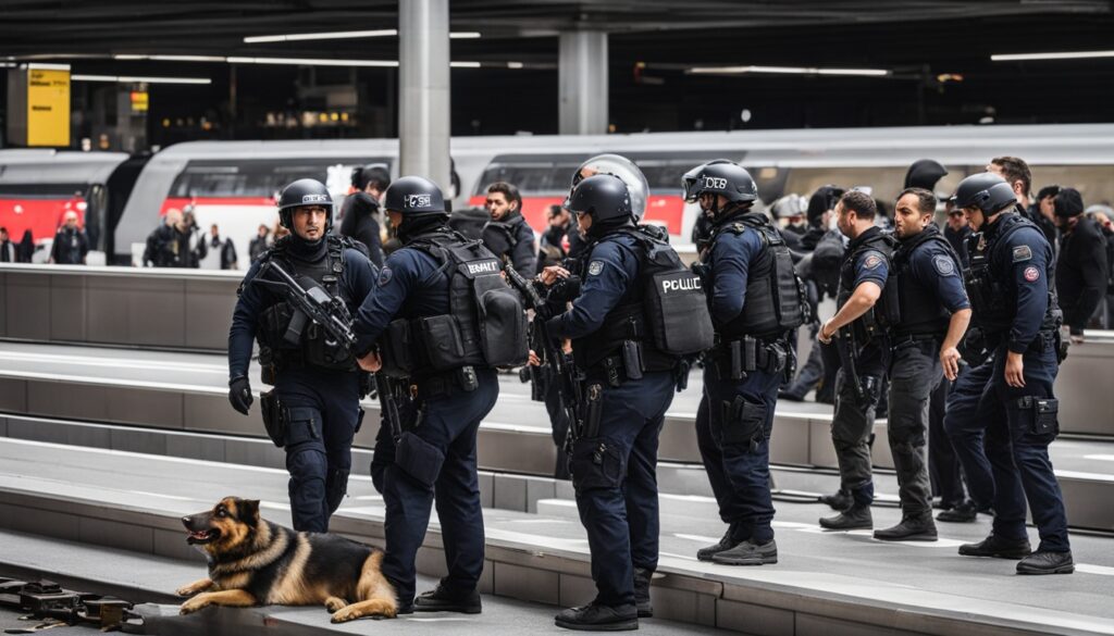 Polizeieinsatz am Frankfurter Hauptbahnhof