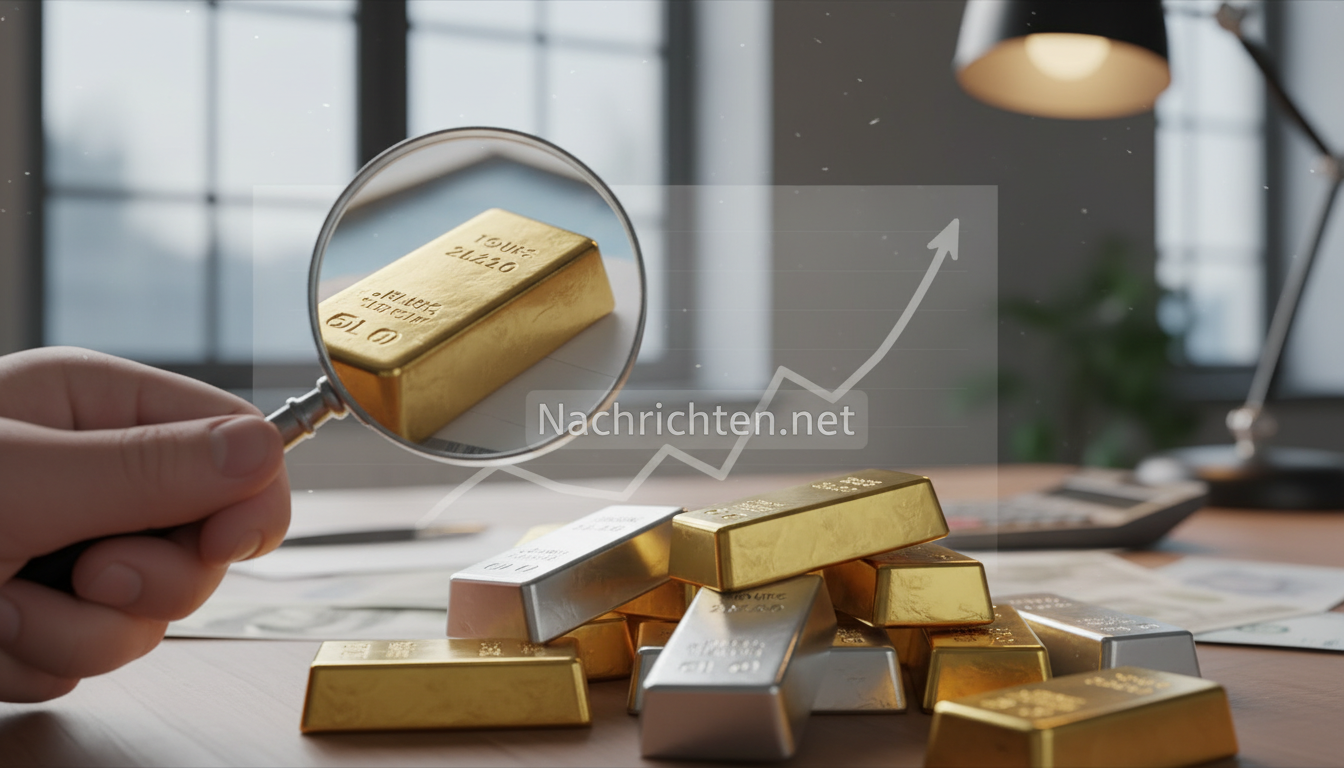 Silber- und Goldpreis