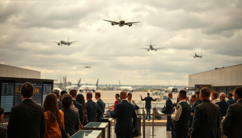 Flughafen Leipzig Störung