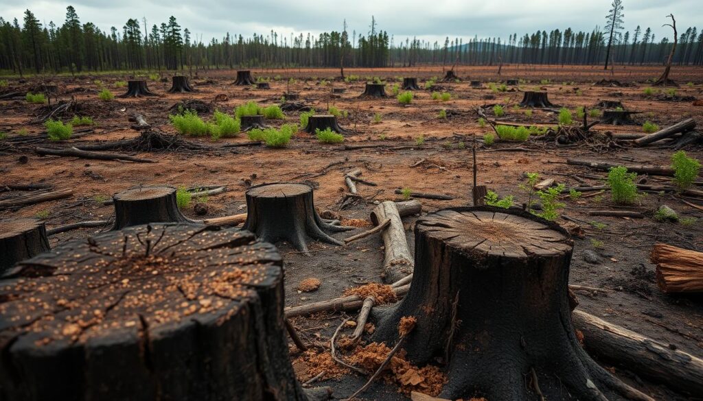 300 Hektar Wald gerodet
