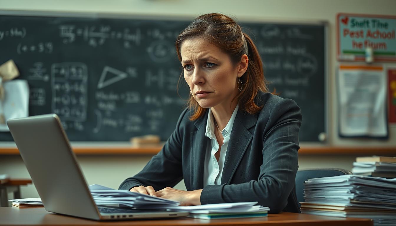 Dauerkranke Lehrerin